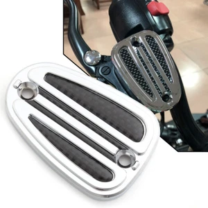 Front Brake Reservoir Master Cylinder Disc Cap Cover For Triumph Bonneville T100 - Picture 1 of 12