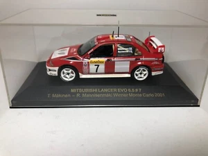 1/43 IXO MODELS - MITSUBISHI LANCER EVO 6.5 #7 2001 WINNER - Picture 1 of 8