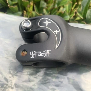 Zoom Ahead Bicycle Handlebar Stem 110mm 1"1/8" steerer 25.4 bar 10% rise New - Picture 1 of 4