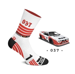 037 Rally Car Socks  By Heel Tread - Picture 1 of 1