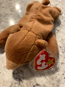  TY Beanie Baby - CUBBIE the Brown Bear (4th Gen hang tag) (8.5 inch) new - Picture 1 of 3