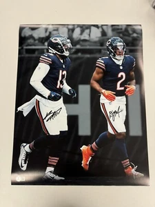 DJ MOORE KEENAN ALLEN SIGNED AUTOGRAPHED 16x20 PHOTO CHICAGO BEARS BECKETT COA - Picture 1 of 4