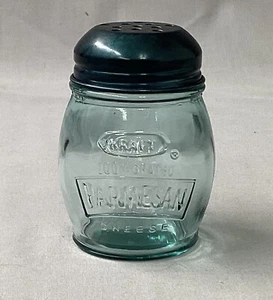 Vintage Restaurant Advertising Kraft Parmesan Cheese Glass Shaker - Picture 1 of 6