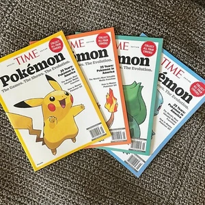 '25 Years of Pokemon In America' Time Magazine Starter Pokemon Collector Bundle - Picture 1 of 8