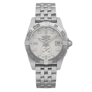 Breitling Galactic 36 Steel MOP Diamond Dial Automatic Watch A37330121A1A1 - Picture 1 of 6