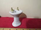 1:12 Vintage Dollhouse miniature porcelain pedestal sink  2-3/4" tall #151