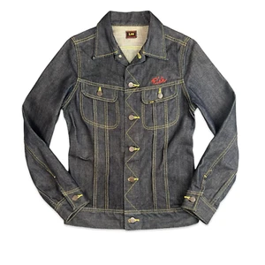 VTG STYLE LEE RIDERS JAPANESE FREAKS STORE COLAB INDIGO DENIM JACKET XXS 32” - Picture 1 of 7