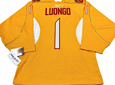 NWT-S * ROBERTO LUONGO FLORIDA PANTHERS NHL LICENSED CCM/REEBOK PRACTICE JERSEY - Image 1 of 4