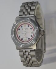 Rare 'SPALDING' 200m W.R Divers Womens Date watch with rotating Bezel GUARANTEE
