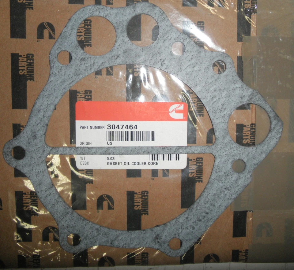 Junta Cummins 3047464 Original OEM 3018696 AM General 5731074 5330-01-145-6911 Foto 1 de 1