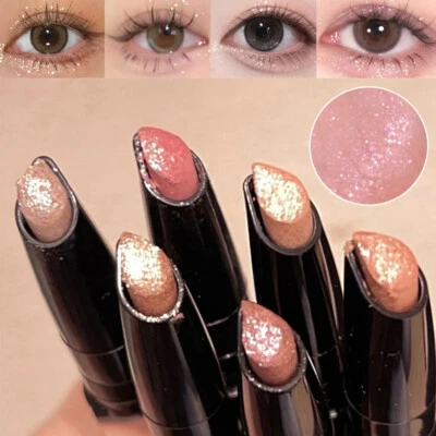 Eye Shadow Stick Highlight Pencil Waterproof Matte Pearlescent Eyeshadow Pen Ne. - Image 1 of 4