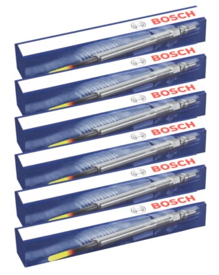6 BOSCH Glühkerzen für BMW 3er E30 E36 5er E34 E39 7er E38 OPEL OMEGA B - Bild 1 von 4