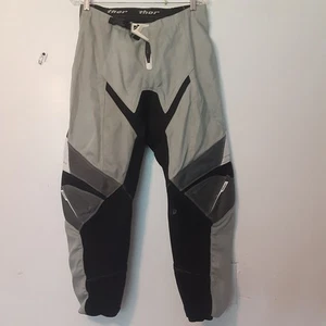 Thor MX Phase Pants Men's Size 32 Motocross Dirt Bike Racing Adult Gray Black - Picture 1 of 11