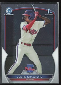 2023 Bowman #BCP-3 Justin Crawford Chrome Prospects - Picture 1 of 2