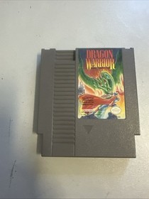 Dragon Warrior (Nintendo Entertainment System, NES, 1989) game cartridge works