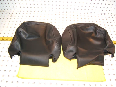 Подлинный Mercedes 01-02 W208 CLK55 передние сиденья AMG кожи 581A подголовник 2 чехол - Изображение 1 из 4