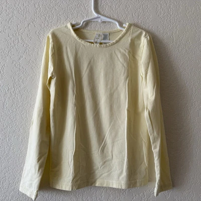 Matilda Jane Paint By Numbers Long Sleeve Tee Top Girls 8 Pale Yellow - Image 1 of 4