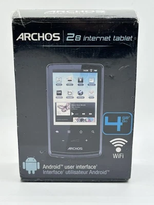 Archos Internet Tablet 28 4GB, Wi-Fi, 2.8in - Black - Image 1 of 4