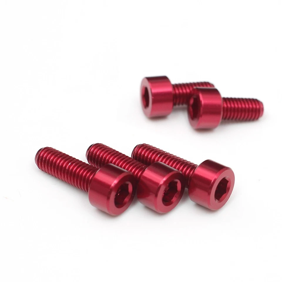 For Suzuki GSF 1250 S Bandit 06-16 15 14 13 12 11 CNC Fuel Cap Screw Bolts Red - Image 1 of 4