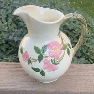 Franciscan Desert Rose SELTEN 9" Krug 64 oz 3 Blumen rosa Blumen USA - Bild 1 von 15