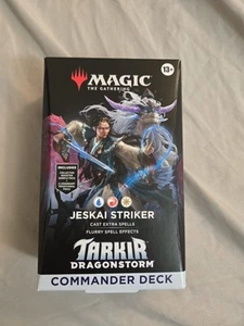 Tarkir: Dragonstorm Commander Deck Jeskai Striker MTG New Sealed New - Picture 1 of 6