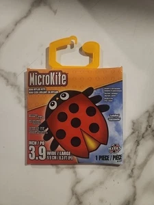 MicroKite LADYBUG Mini Mylar Kite - 3,9 Zoll breit mit Griff & Schnur FLUGFERTIG - Bild 1 von 12