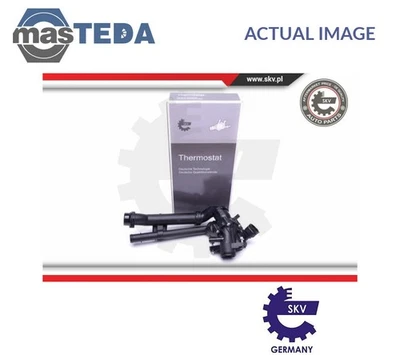 20SKV122 ENGINE COOLANT THERMOSTAT SKV GERMANY FOR MERCEDES-BENZ C-CLASS,E-CLASS - Image 1 of 4