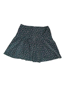 Marks & Spencer Indigo Collection Floral Corduroy Skirt Size UK10 - Picture 1 of 9