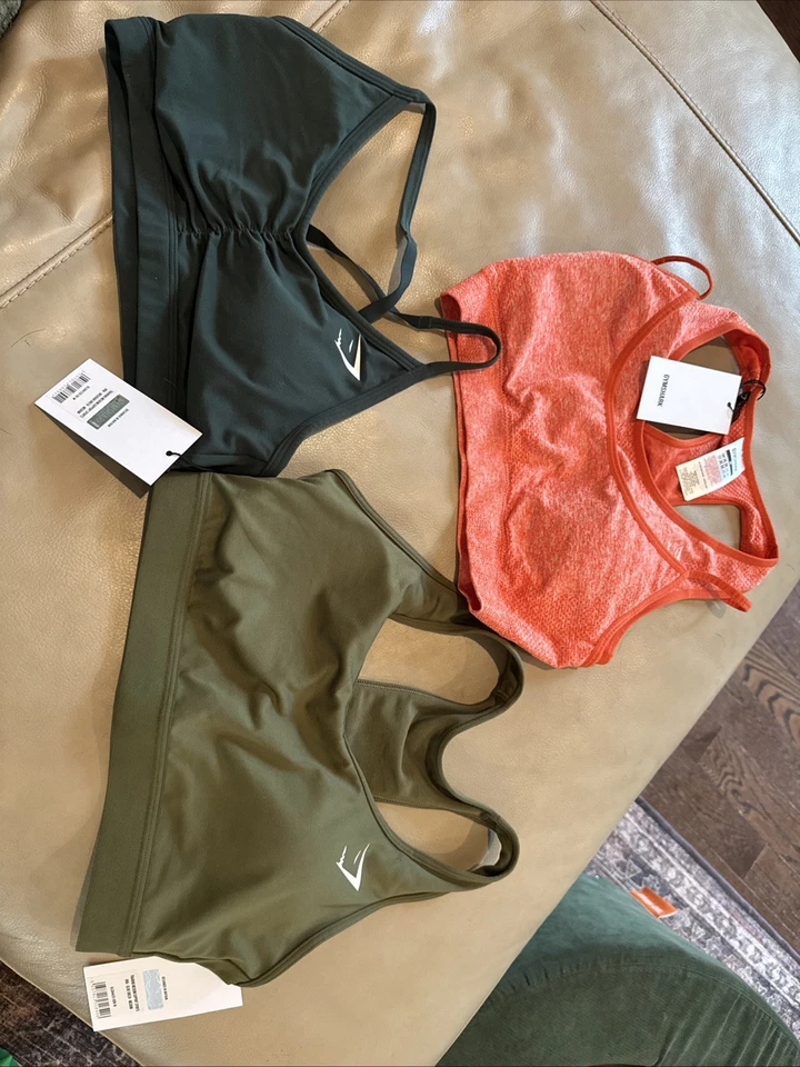 健身房鲨鱼运动文胸套装(秋色)中号 — 第 1/1 张图片