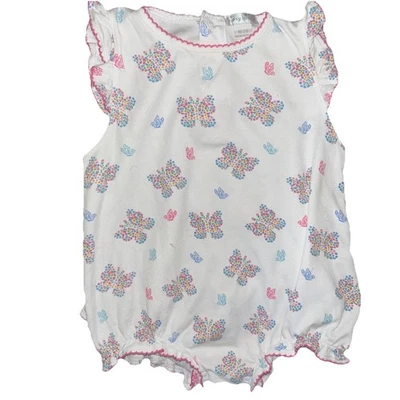 Bolha de algodão Kissy Kissy Girls 18-24m borboleta pima - Imagem 1 de 4