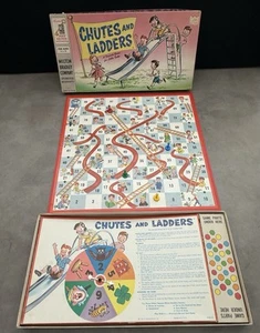 Juego de mesa Milton Bradley Chutes and Ladders 1960 vintage 4600 - Imagen 1 de 4