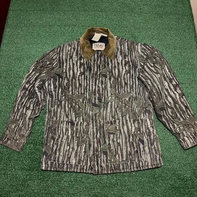 Vintage Walls Blizzard-Pruf Camo Jacket  Insulated Canvas Chore Barn Mens Large - Image 1 of 4