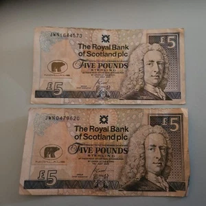 2005 Royal Bank of Scotland Five Pound Bank Note, Jack Nicklaus Commemorative - Picture 1 of 6