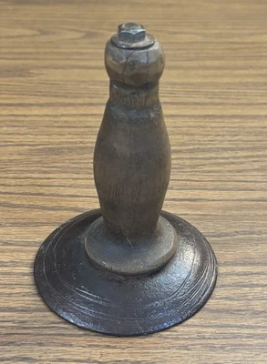 Wooden Handled Hog Scraper Butchering Tool Primitive Vintage - Image 1 of 4