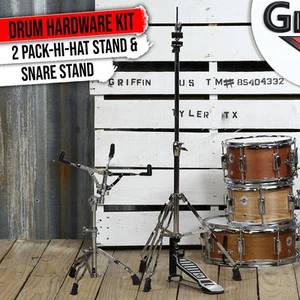 Hi-Hat Pedal & Snare Drum Stand (2 Kit) for Percussion Kit Tom Drums, Cymbals - Picture 1 of 12