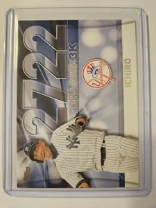 Ichiro Suzuki 2016 Topps - Chasing 3000 #3000-8 casi nuevo+ - Imagen 1 de 3