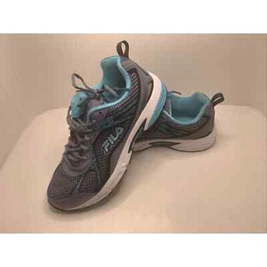 Fila Damen WINDSHIFT 15 Laufschuhe grau blaugrün Gr. 11 Fitnessstudio Übung - Bild 1 von 4