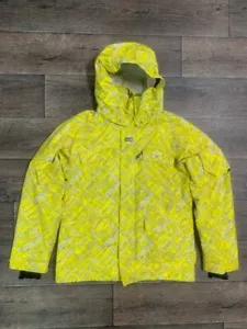 oakley vintage ski jacket hooded yellow men outdoor gorpcore Y2K size M - Picture 1 of 10