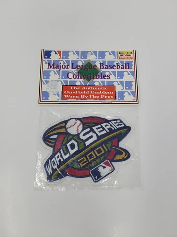 2001 World Series Jersey Patch Arizona Diamondbacks New York Yankees MLB Vintage Cover