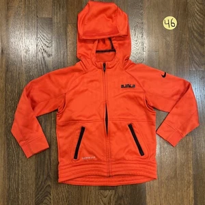 Nike Therma-Fit LeBron James Zip Front Jacket Hoodie Boys Girls Kids Size 6 - Picture 1 of 7