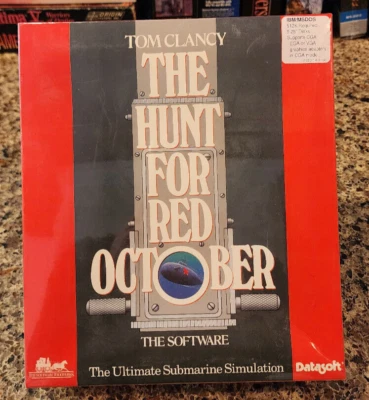 The Hunt For Red October (1984) 5.25" PC Datasoft Sealed - Image 1 of 4