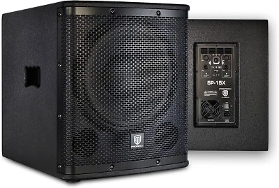Subwoofer PRORECK 15 polegadas 2000W P.M.P.O Active Powered PA DJ com amplificador classe D - Imagem 1 de 4