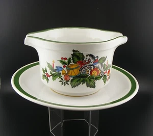 Yamaka International Noel Christmas Saucier Gravy Boat Made in Japan - Foto 1 di 3