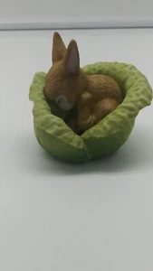 Franklin Mint 1984 Woodland Surprises RABBIT Hand Painted Jacqueline B Smith - Picture 1 of 9