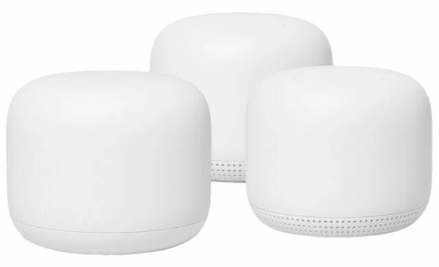  Google Nest WiFi Router 3 Pack ( One Router & Two extenders) 2nd Generation 4x4 - Image 1 of 1
