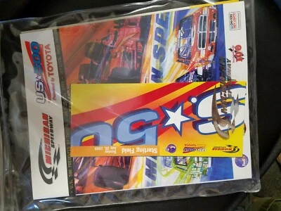 1999 Michigan Speedway US 500 Program, Ticket, AutoWeek BMW Z8, Pre-Race Pits - Image 1 of 2