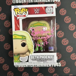 Beth Phoenix  WWE FUNKO POP  #127 AUTOGRAPHED Signed Inscribed WWE Steiner CX - Picture 1 of 3