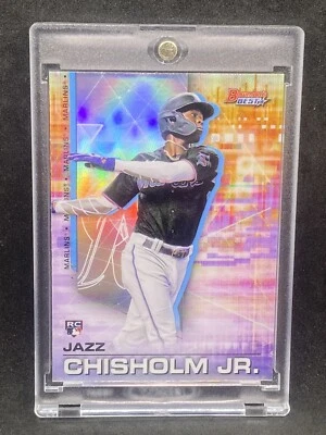 Jazz Chisholm JR  RARE ROOKIE RC REFRACTOR INVESTMENT CARD SSP TOPPS  YANKEES - Image 1 of 2