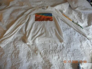 Tailgate Yellowstone National Park White T Shirt Adult XS Spellout Long Sleeves - Picture 1 of 13