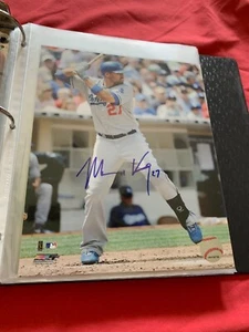 FOTO 8X10 FIRMADA AUTOGRAFIADA POR MATT KEMP DE LOS ANGELES DODGERS #4 CERTIFICADO DE AUTENTICIDAD - Imagen 1 de 1